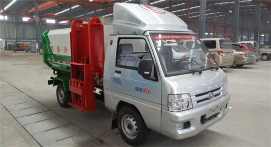 福田掛桶式垃圾車(chē)︱2噸掛桶式垃圾車(chē)圖片