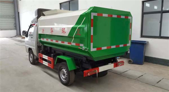 福田掛桶式垃圾車(chē)︱2噸掛桶式垃圾車(chē)圖片