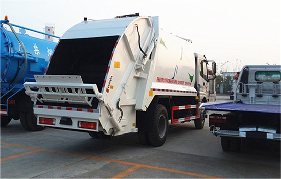 福田歐曼壓縮式垃圾車︱12噸壓縮式垃圾車圖片