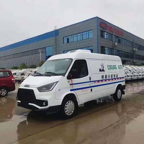 江鈴特順疫苗面包冷藏車發車了