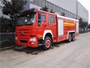 國6藍牌16方水罐消防車_重汽豪沃后雙橋水罐消防車全國質保怎么選擇